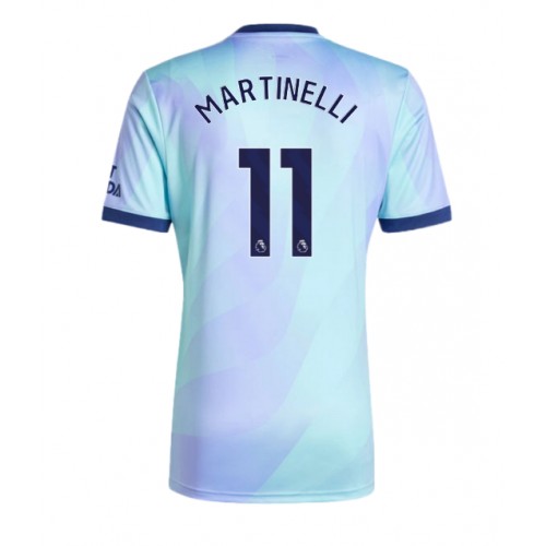 Dres Arsenal Gabriel Martinelli #11 Rezervni 2024-25 Kratak Rukav